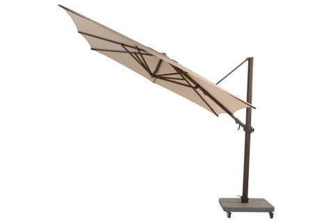 4 Seasons Siesta Premium Parasol 3x3m Wenge Frame - Beach